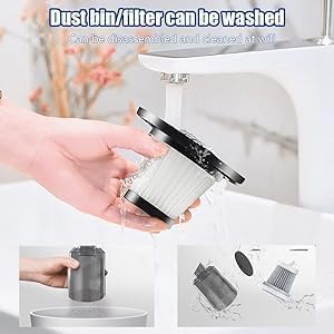 ECOMNEST 'S Powerful 3-in-1 Vacuum Cleaner for Car & Home – Compact, Cordless, Wet & Dry, Blower Function