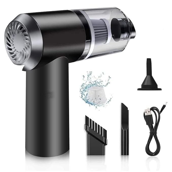 ECOMNEST 'S Powerful 3-in-1 Vacuum Cleaner for Car & Home – Compact, Cordless, Wet & Dry, Blower Function