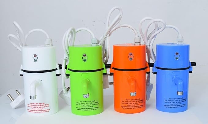 Mini Portable Instant Water Geyser 𝟏𝐋 – Shockproof Hot & Cold Electric Heater for Kitchen and Bathroom