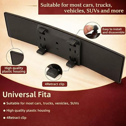 Car Rear View Mirror , Large Vision Mirror 1Pc