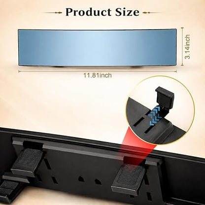 Car Rear View Mirror , Large Vision Mirror 1Pc