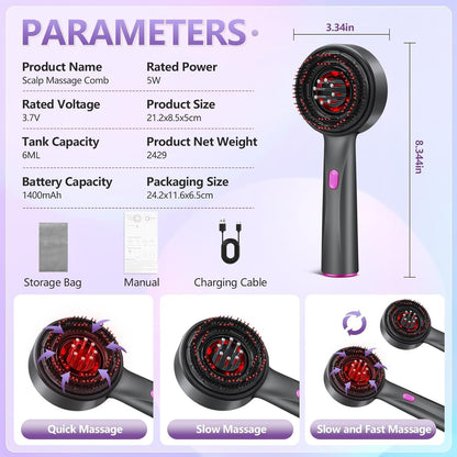 Electric Scalp Massager & Oil Applicator