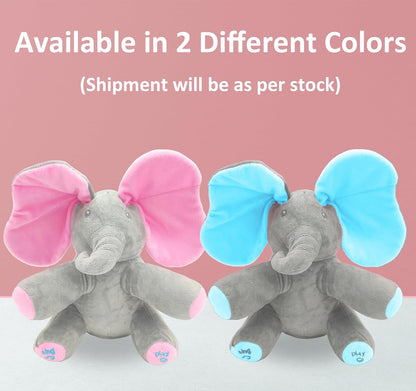 Peek-a-Boo Elephant Stuff Toy for Baby