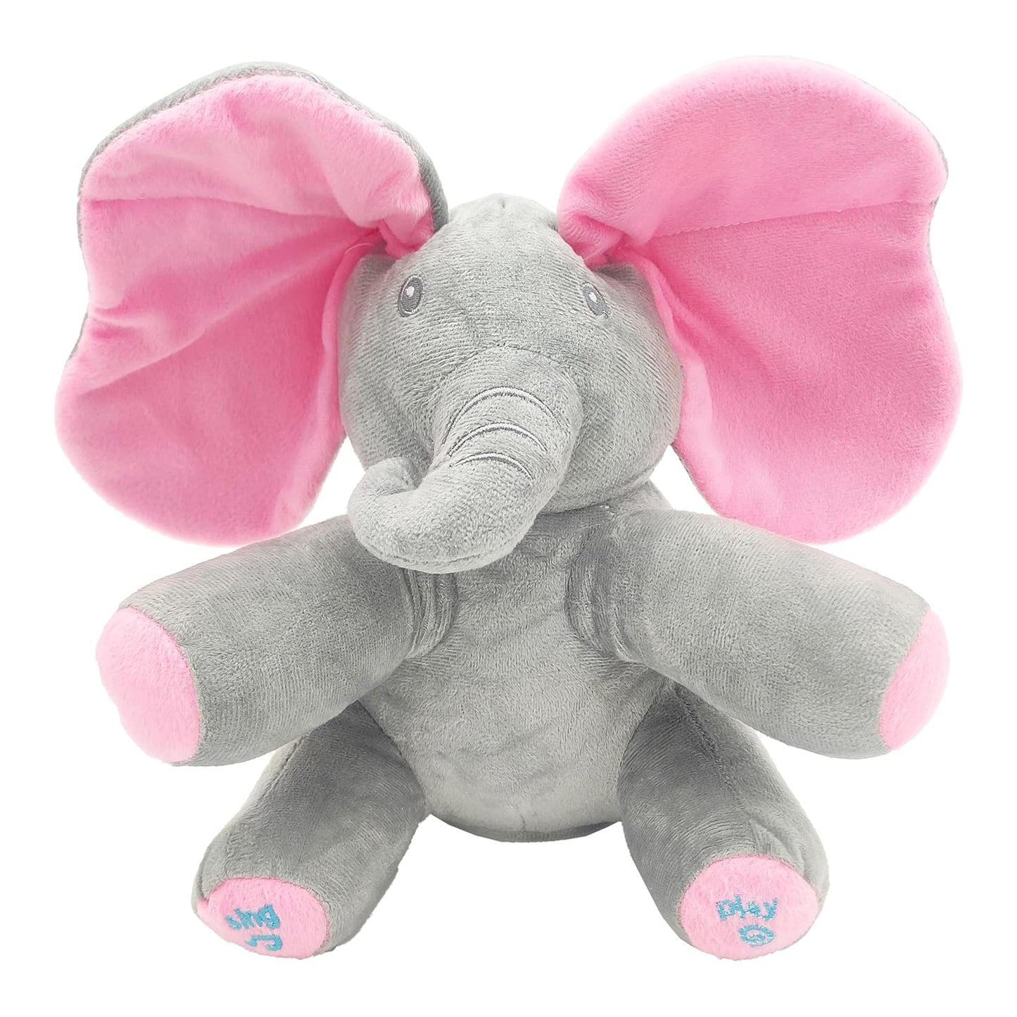 Peek-a-Boo Elephant Stuff Toy for Baby