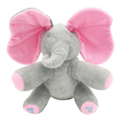 Peek-a-Boo Elephant Stuff Toy for Baby