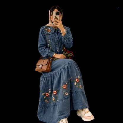 ELEGANCE WITH OUR TRENDING DENIM SKIRT SET