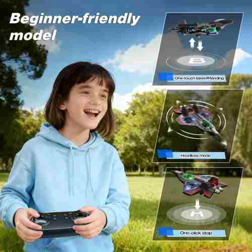 Fighter Jet RC Plane, 2.4GHz Foam Remote Control Toy Airplane