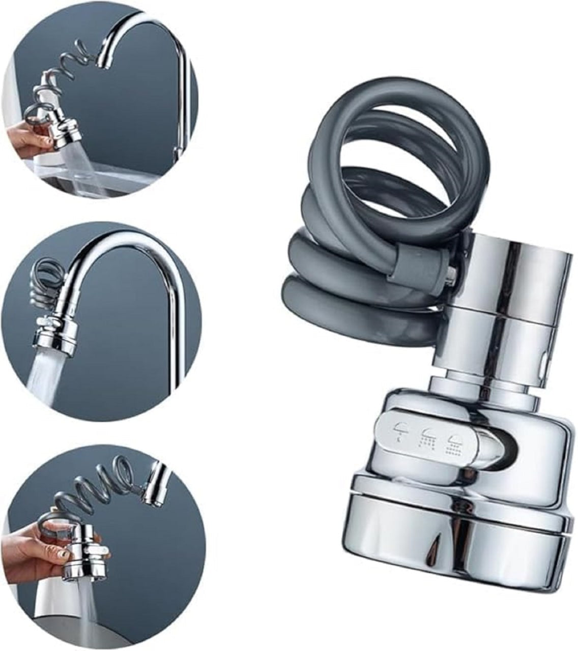 360 degree rotating kitchen tap