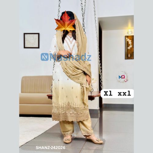 Shimmer Organza Short Anarkali Suit