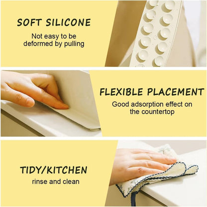 2 PCS ECOMNEST'S STAY-DRY FAUCET MAT